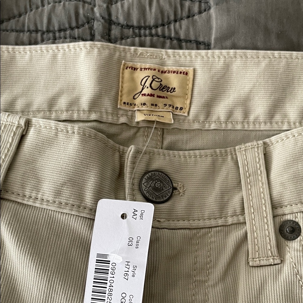 J. Crew Men's Tan Straight Leg Pants - Picture 4 of 6